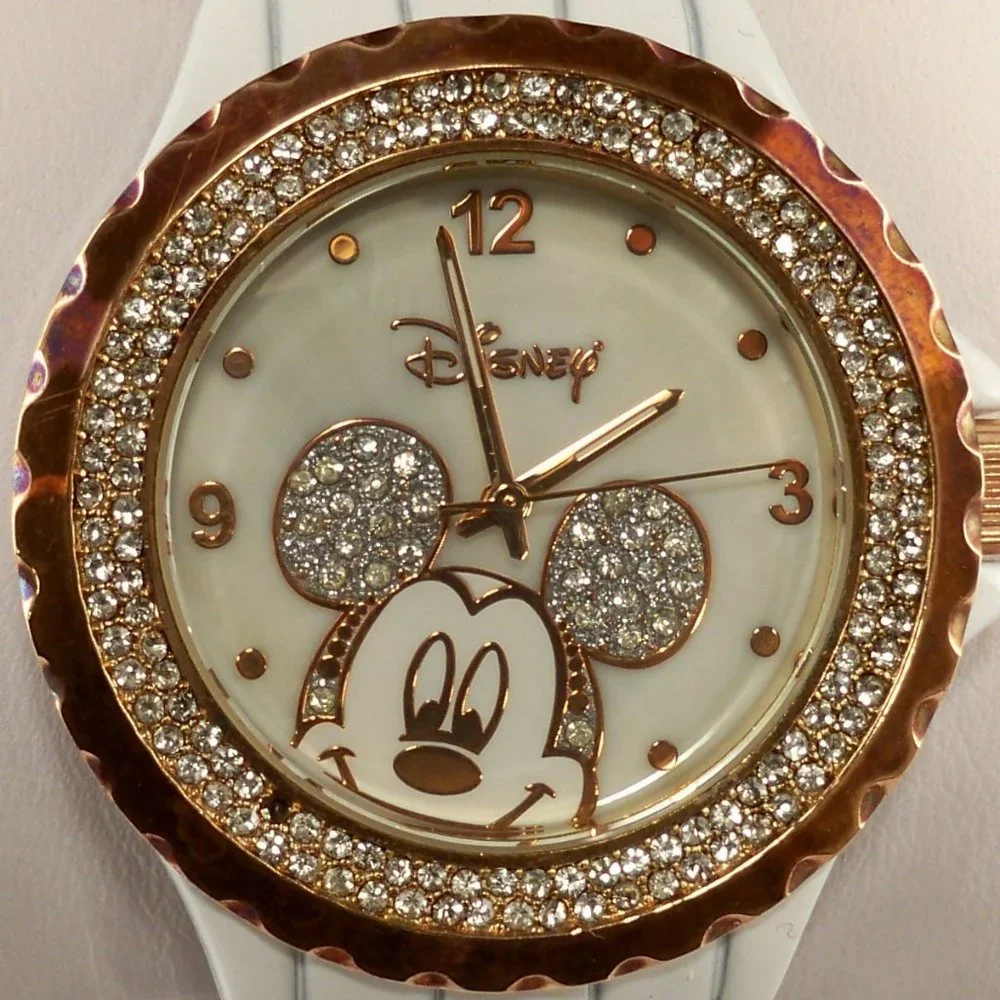 Disney Micky Mouse Rose Gold, White *Watch